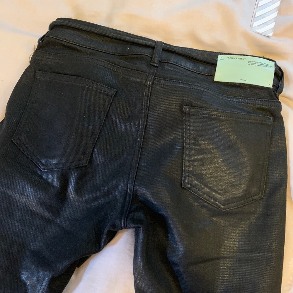 SOLD!! Off--White side stripe skinny jean - Picture 6 of 6